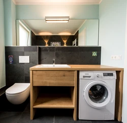 Bath toilet sink washing machine interior