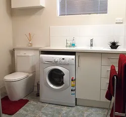 Bath toilet sink washing machine interior