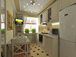 Интерьер кухни 6 в панельных домах