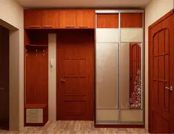 Шкаф в прихожую комбинированный фото