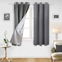 Blackout curtains for the living room photo