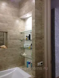 Niches In The Bathroom In Tiles Photo