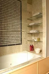 Niches In The Bathroom In Tiles Photo