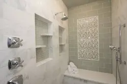 Niches In The Bathroom In Tiles Photo