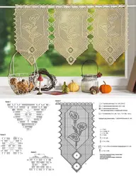 Шторы кручком для кухні фота і схемы