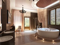 Bathroom design with bathtub