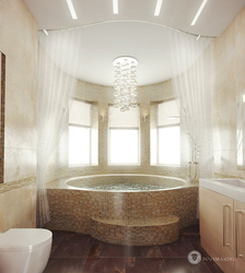 Bathroom Design Corner Bath With Window