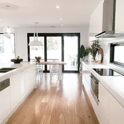 Long window in the kitchen photo