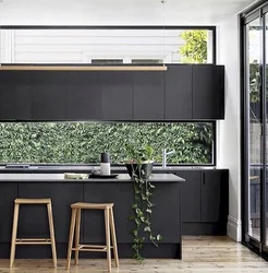 Long window in the kitchen photo