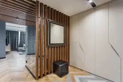 Интерьер Фото Дәлізінде Қабырғаға Ағаш Тақталар