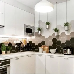 Honeycomb apron for kitchen photo