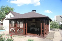 Turnkey summer kitchen for a summer house photo