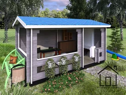 Turnkey summer kitchen for a summer house photo