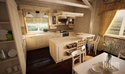 Kitchen design in a 6 by 6 house