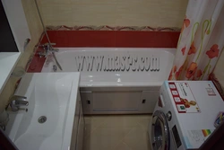 Дызайн ваннага пакоя 170х170 з пральнай машынай