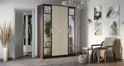 Yotoqxona uchun eshikli shkaflar fotosurati