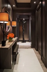 Dark Brown Hallway Photo