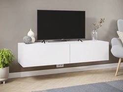 Wall mounted TV stands in the living room photo