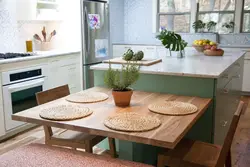 How to decorate a table in the kitchen photo