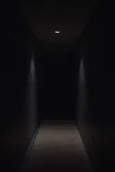 Photo Of The Corridor In The Apartment At Night