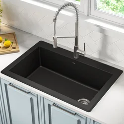 Mətbəx daxili qara lavabo