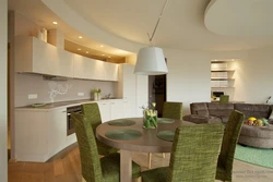 Interior semicircular kitchen