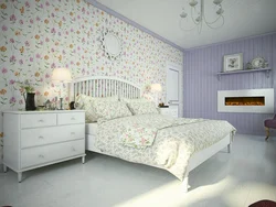 Floral bedroom design