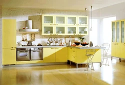 Interyerdə limon mətbəxi