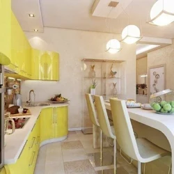 Interyerdə limon mətbəxi