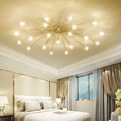 Chandeliers барои хоб бо шифти боздошта акс муосир