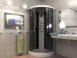Qara duşlu vanna otağının fotoşəkili
