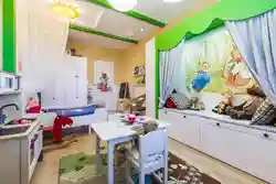 Спальня кухня дзіцячая фота