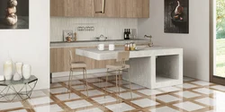 Kitchen floor tiles porcelain stoneware photo
