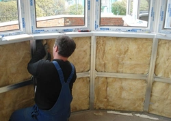 Loggias insulation photo