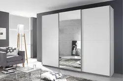 Sliding wardrobes photo modern in the hallway white