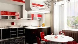 Интерьер кухни в квартире какой цвет