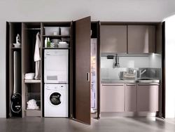 How to install a refrigerator in a kitchen cabinet photo