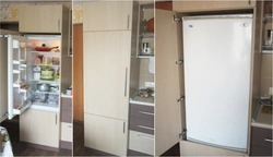 How To Install A Refrigerator In A Kitchen Cabinet Photo