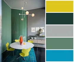 Color palette for kitchen interior