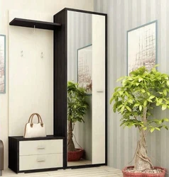 Small hallway with mirror photo