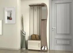 Small hallway with mirror photo