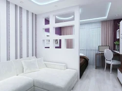 Перегородка в гостиной 18 кв м фото