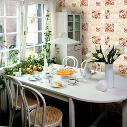 Bloom in the kitchen interior