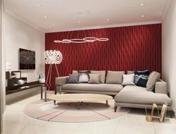Bordo Mebel Bilan Yashash Xonasining Ichki Qismi