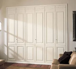 Built-in hinged wardrobes in the hallway photo