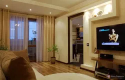 Интерьер Гостиной С Дверями В Комнаты
