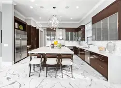 Tile design for dining room and kitchen