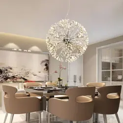 Fashionable chandeliers for the kitchen photo