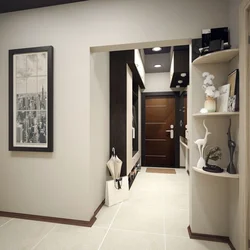 Photo of the hallway of a one-room apartment