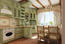 Обои для кухни в стиле прованс фото